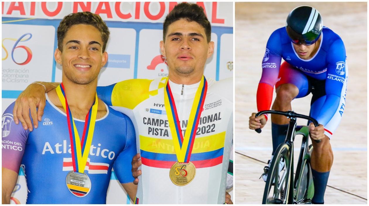 Cristian Ortega con la medalla de plata. 