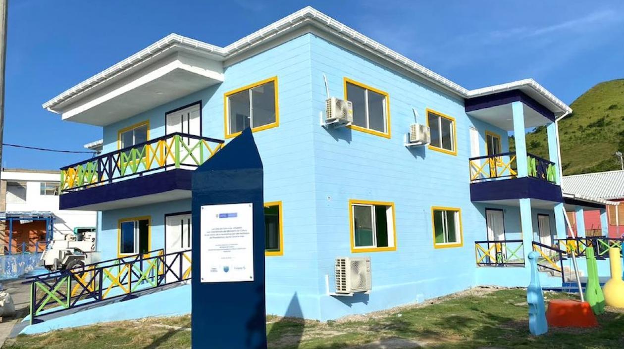 El nuevo Centro Cultural de San Andrés.