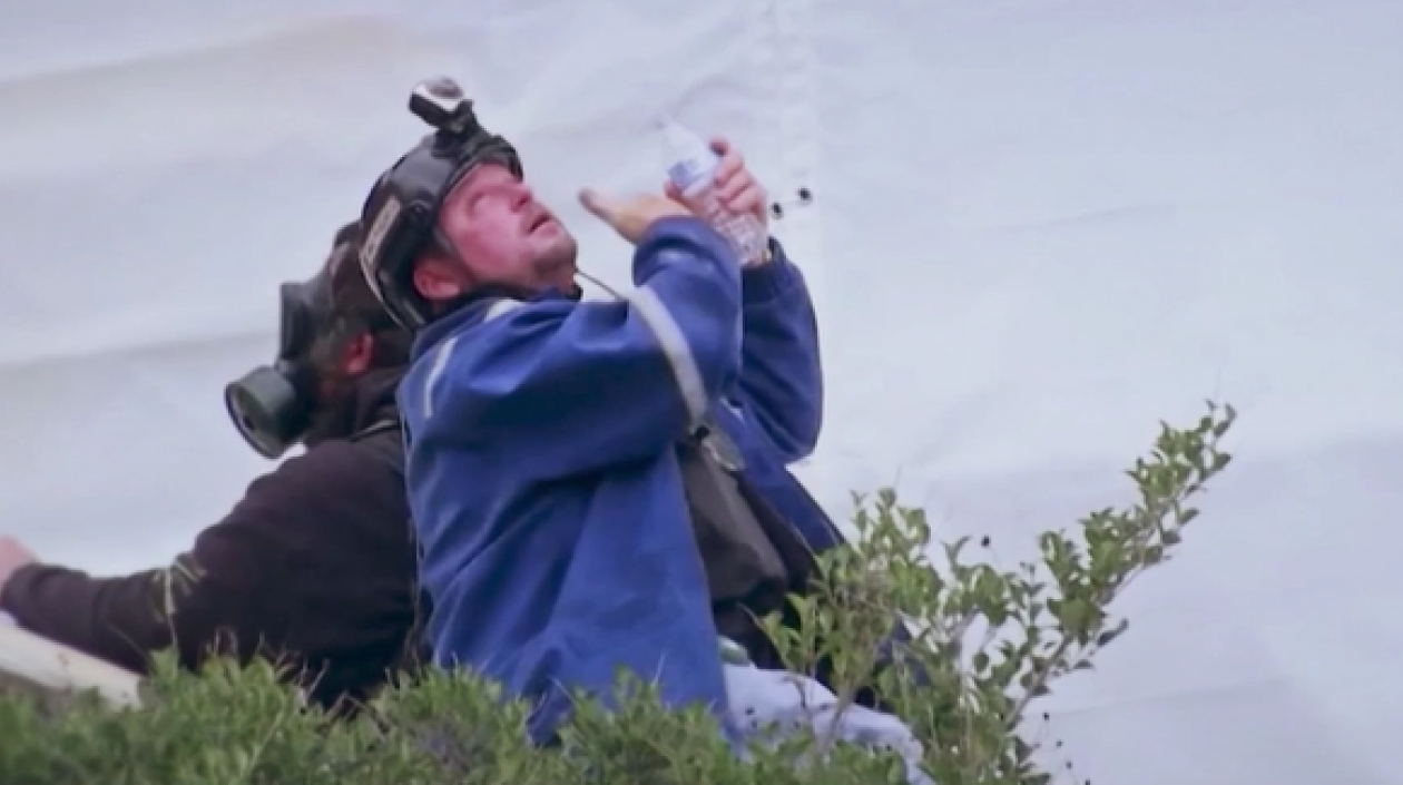 Guy Reffitt el día del asalto al Capitolio de EE.UU.