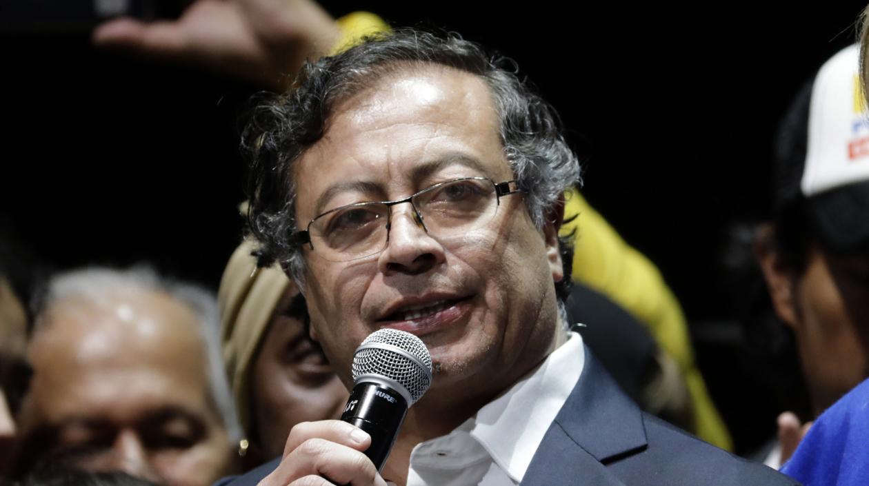 Presidente electo, Gustavo Petro.