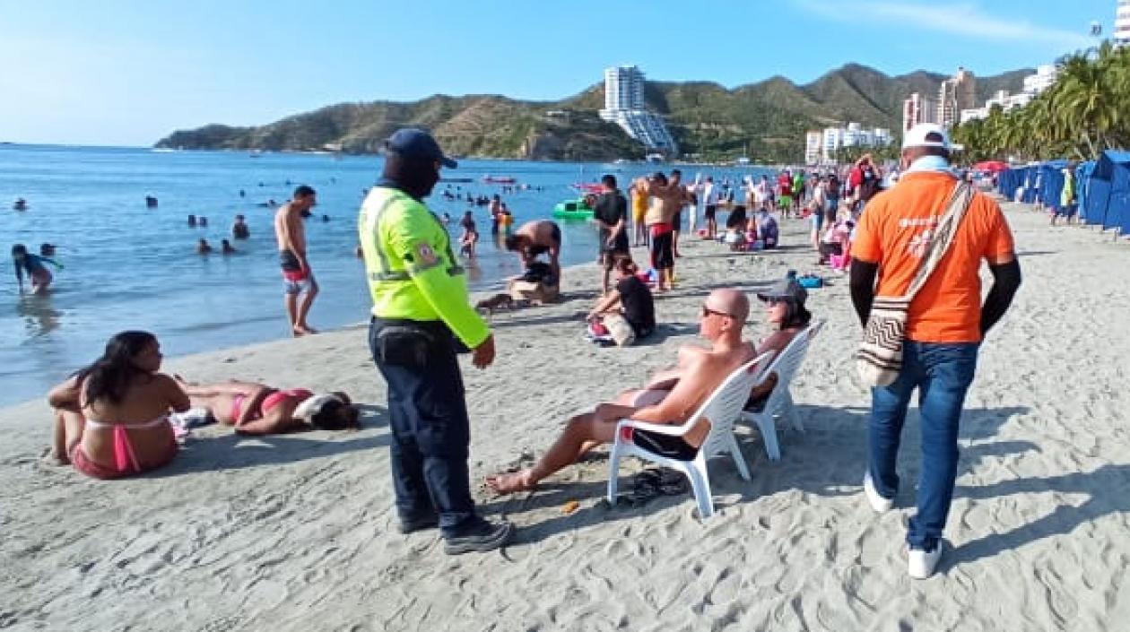 Las playas de Santa Marta recibieron 70.000 bañistas en las Fiestas del Mar.