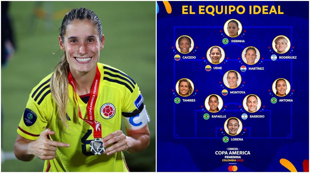 Daniela Montoya, en el equipo ideal.