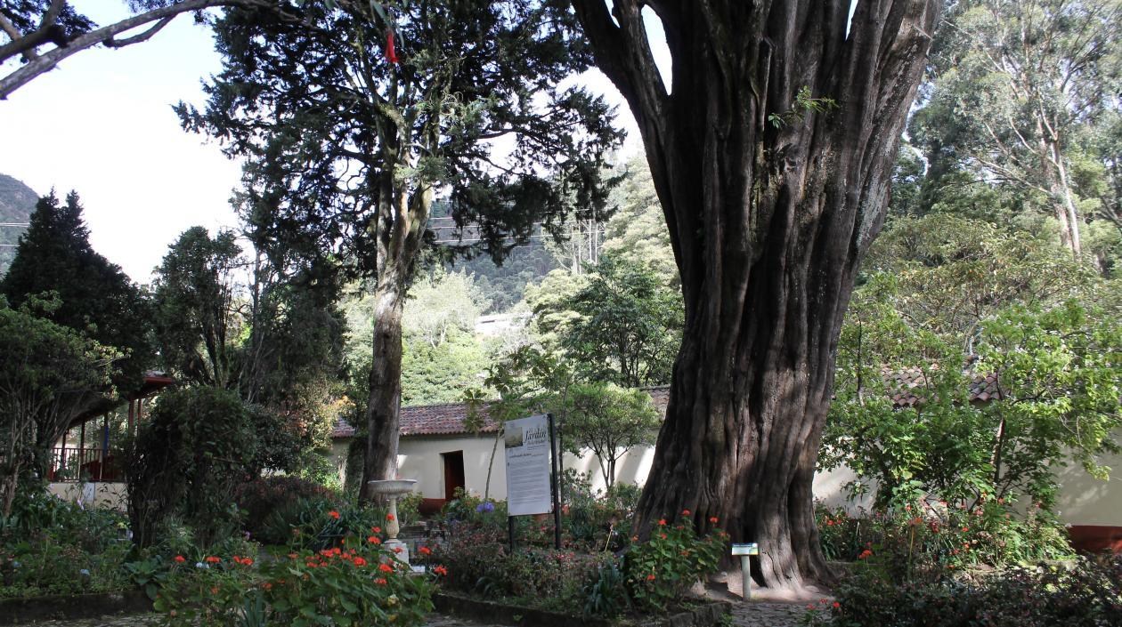 Jardín Histórico de la Casa Museo Quinta de Bolívar de Bogotá.
