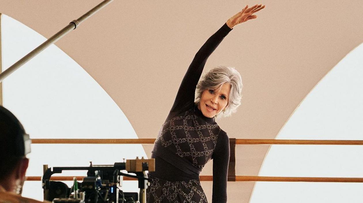 La actriz y activista estadounidense Jane Fonda