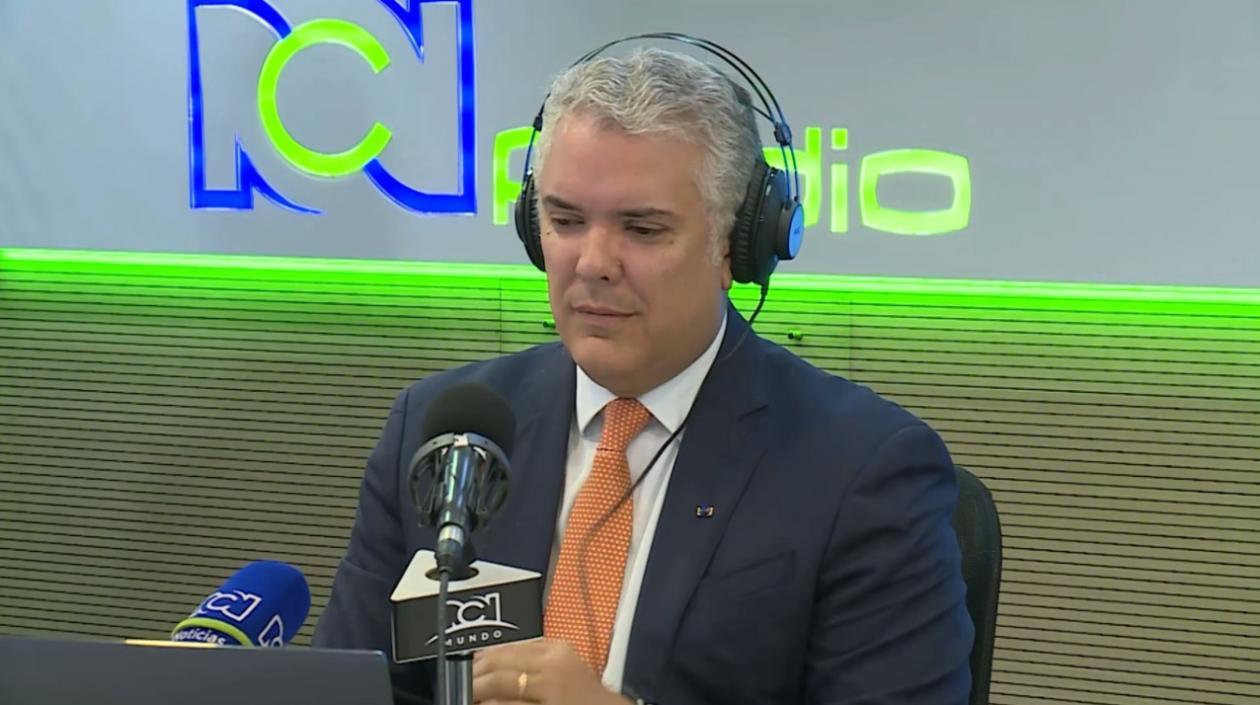 Iván Duque, presidente de Colombia. 