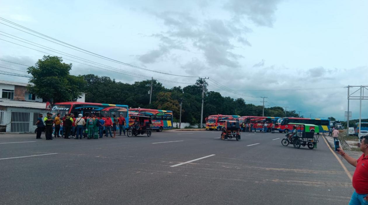 Protesta en la Oriental.