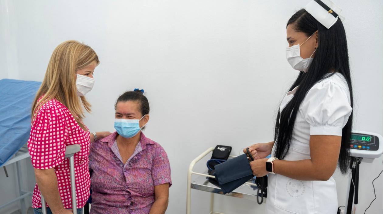 La gobernadora del Atlántico, Elsa Noguera.