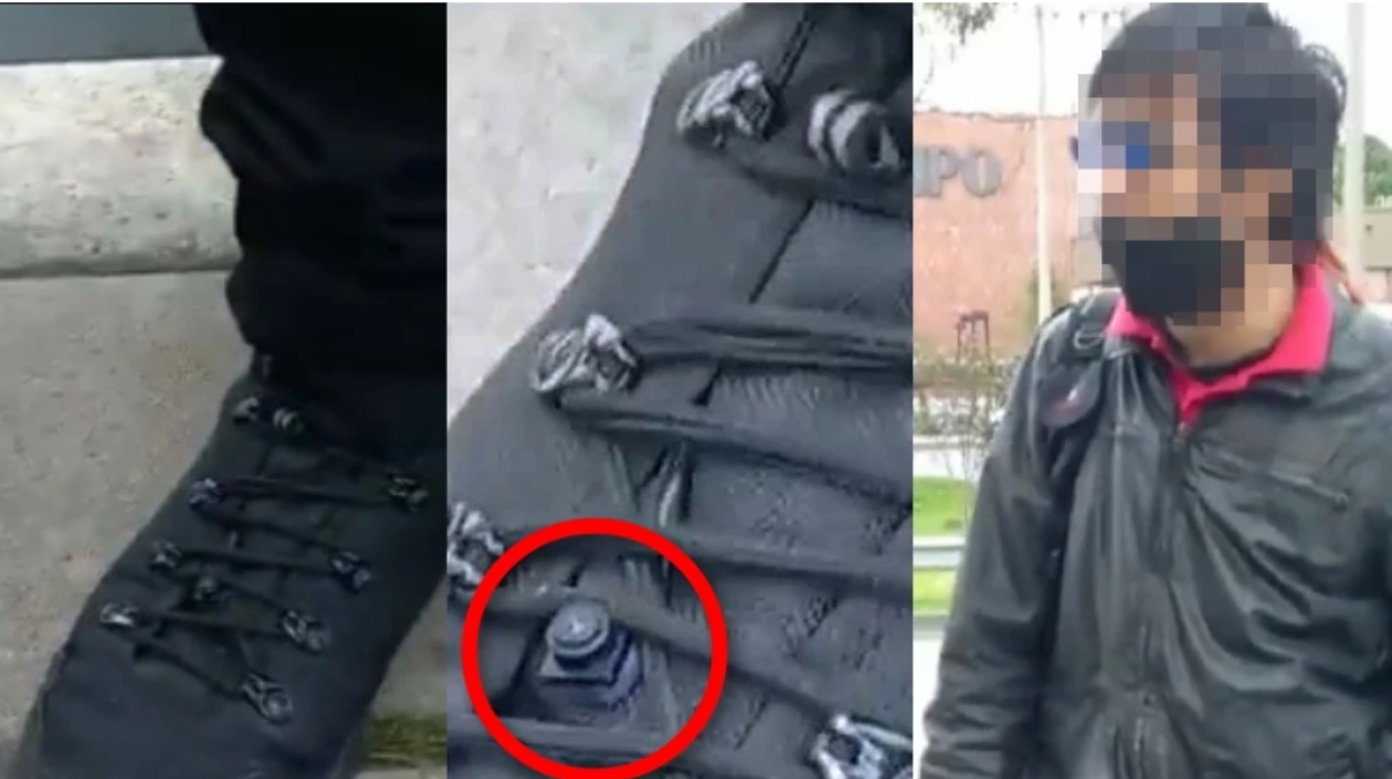 Captura de pantalla del video de la denunciante. 