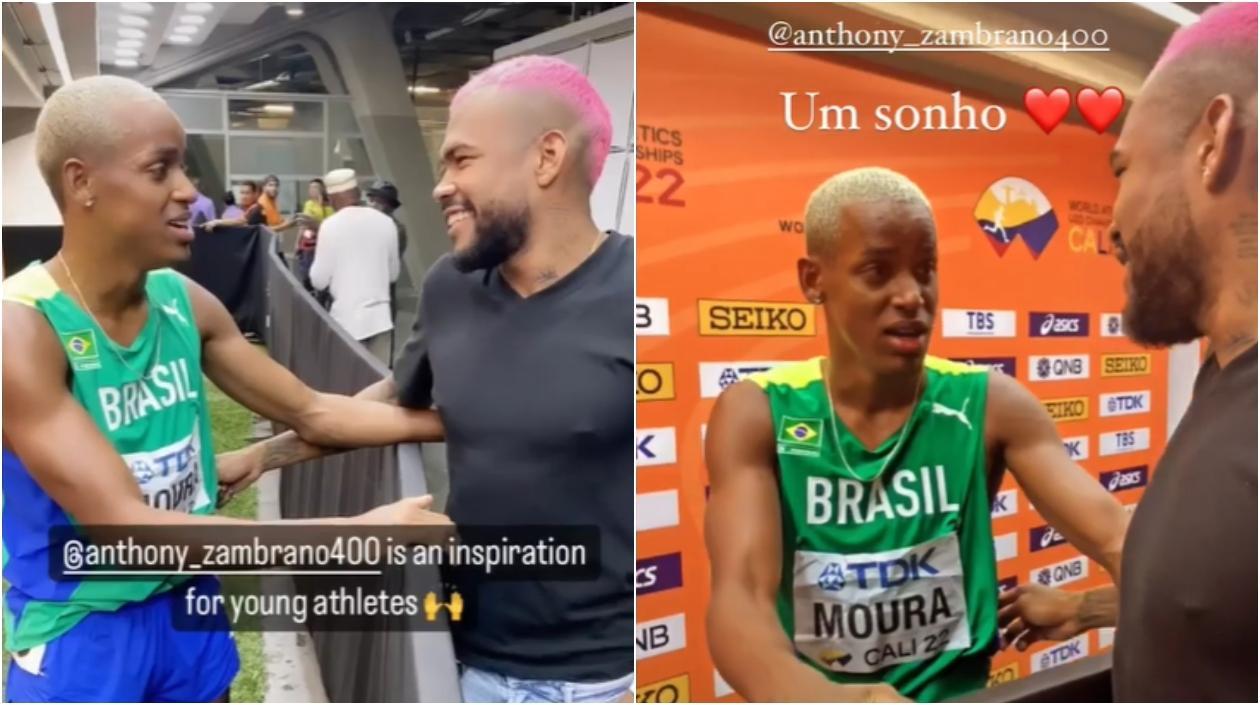 Vinicius Galeno Moura y Anthony Zambrano. 