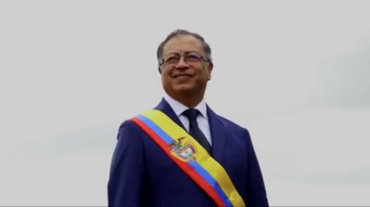 Presidente electo, Gustavo Petro. 