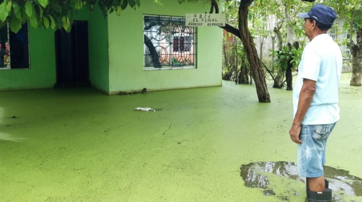 En la zona rural de Lorica hay afectaciones.