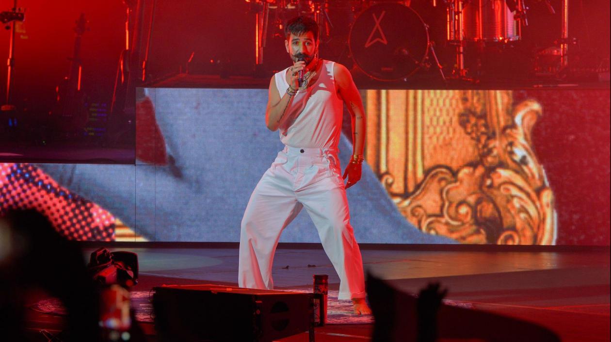 Camilo en su reciente concierto en Marbella, España.