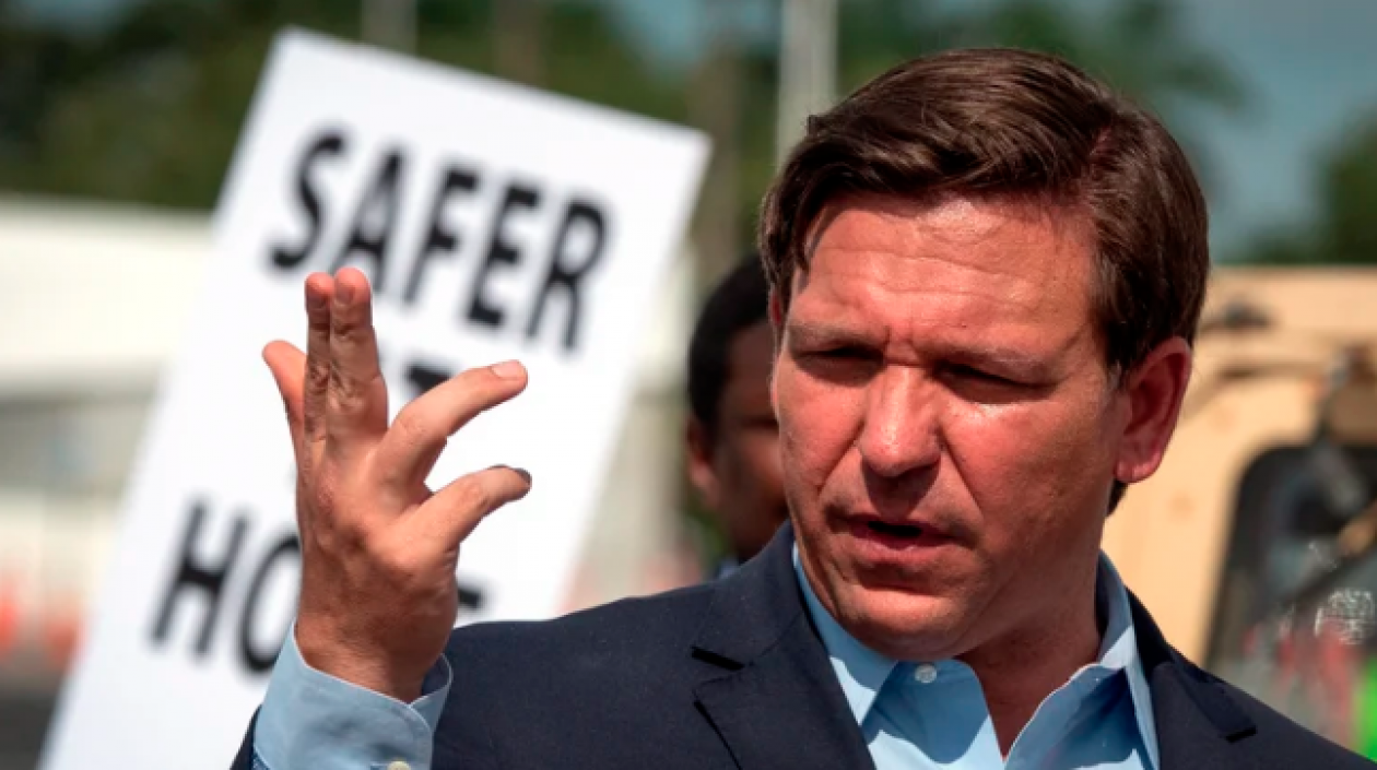 El gobernador de Florida, Ron DeSantis.