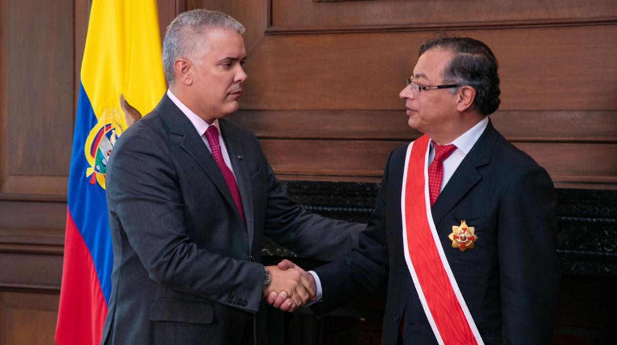 Iván Duque y Gustavo Petro.