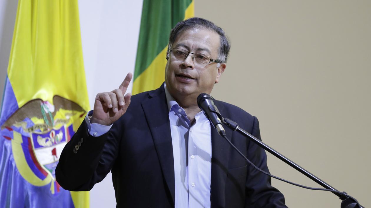 Presidente electo de Colombia, Gustavo Petro.