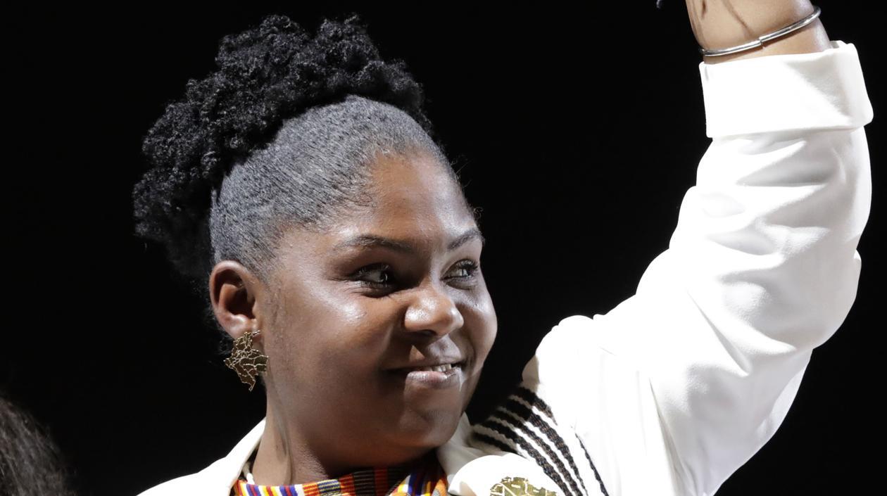 Vicepresidenta electa de Colombia, Francia Márquez. 