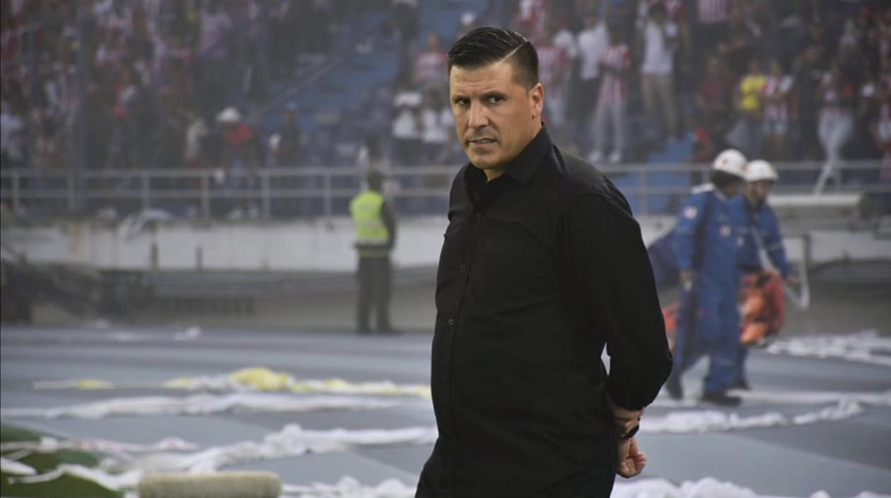 Juan Cruz Real, DT del Junior.