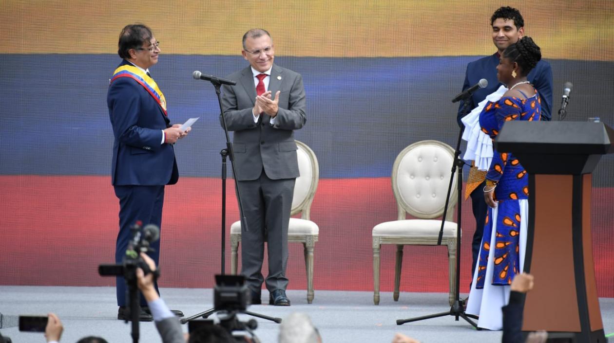 Momento de la posesión.