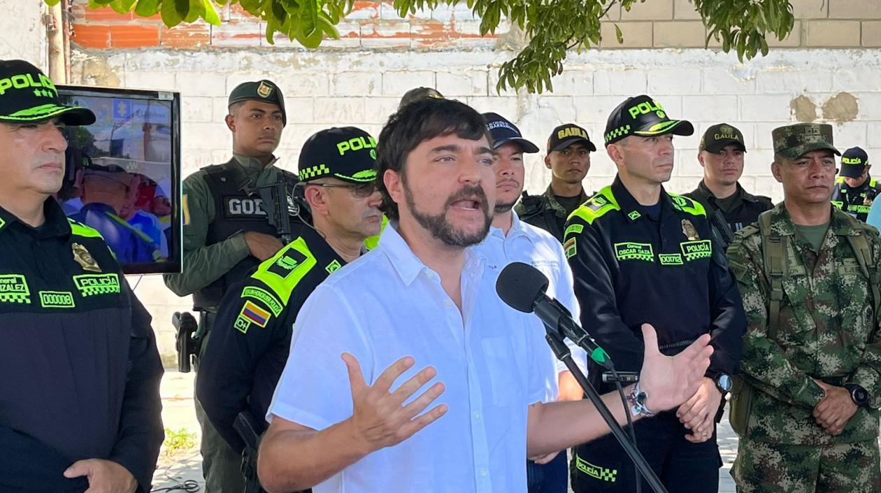 El Alcalde de Barranquilla, Jaime Pumarejo.