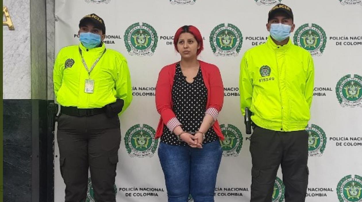 Esta es 'La pelirroja', capturada por la muerte de su bebé de dos meses de nacido.