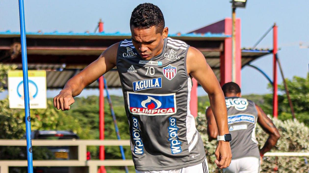 Carlos Bacca, delantero porteño. 
