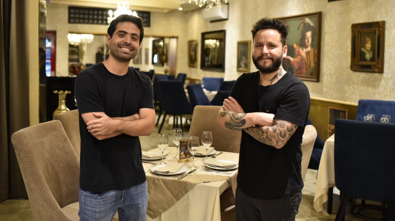 Los chefs Daniel Pérez y Adolfo Cavalie.