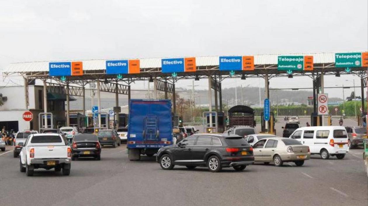 Peaje en concesión en Cartagena.
