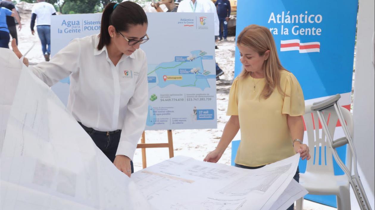 La gobernadora del Atlántico, Elsa Noguera.