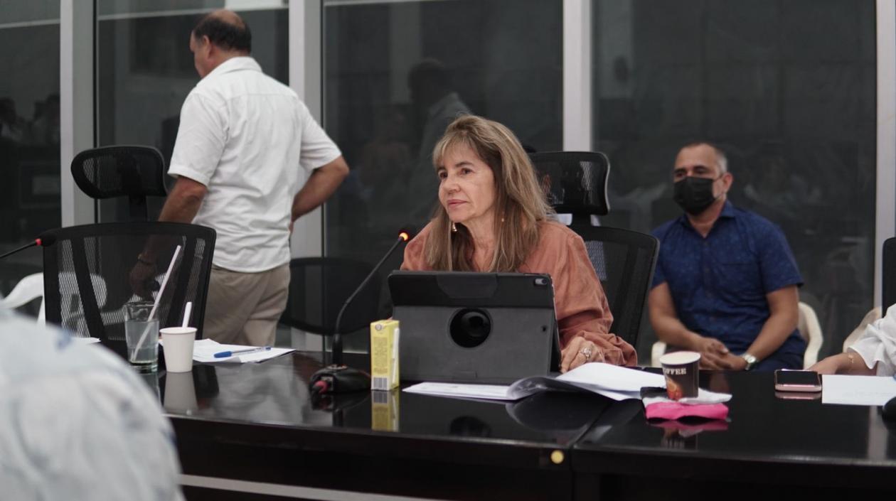 La diputada del Atlántico, Lourdes López.