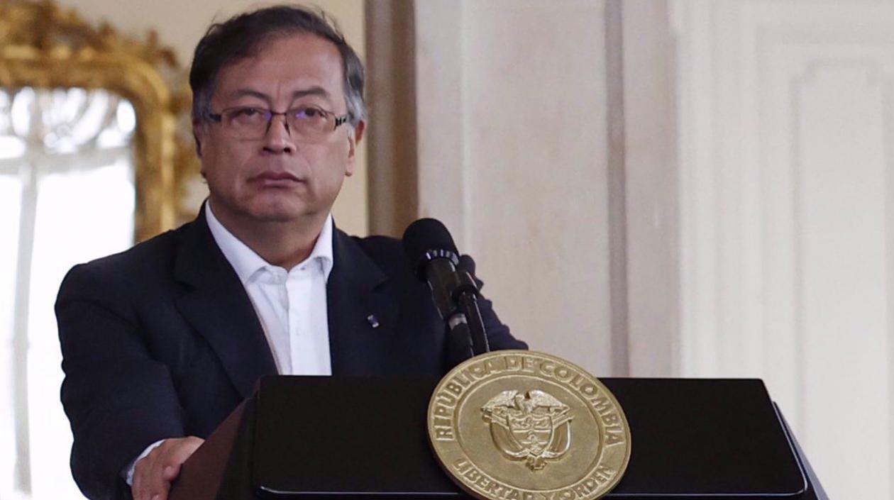El Presidente electo Gustavo Petro.