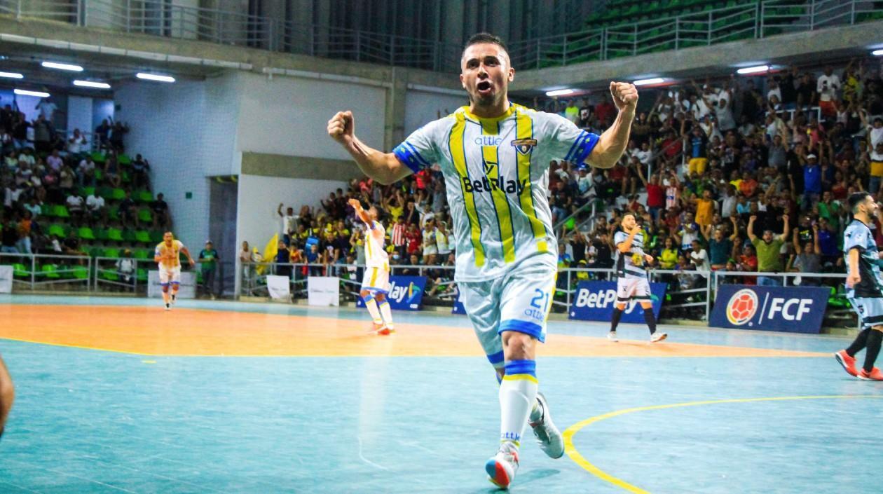 El pastuso Jimmy Benavides marcó para Barranquilleros. 