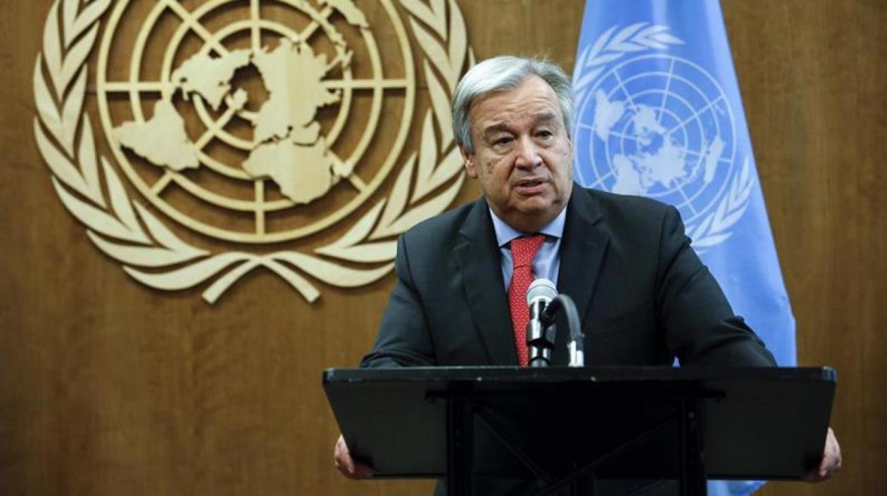 El secretario general de la ONU, António Guterres.