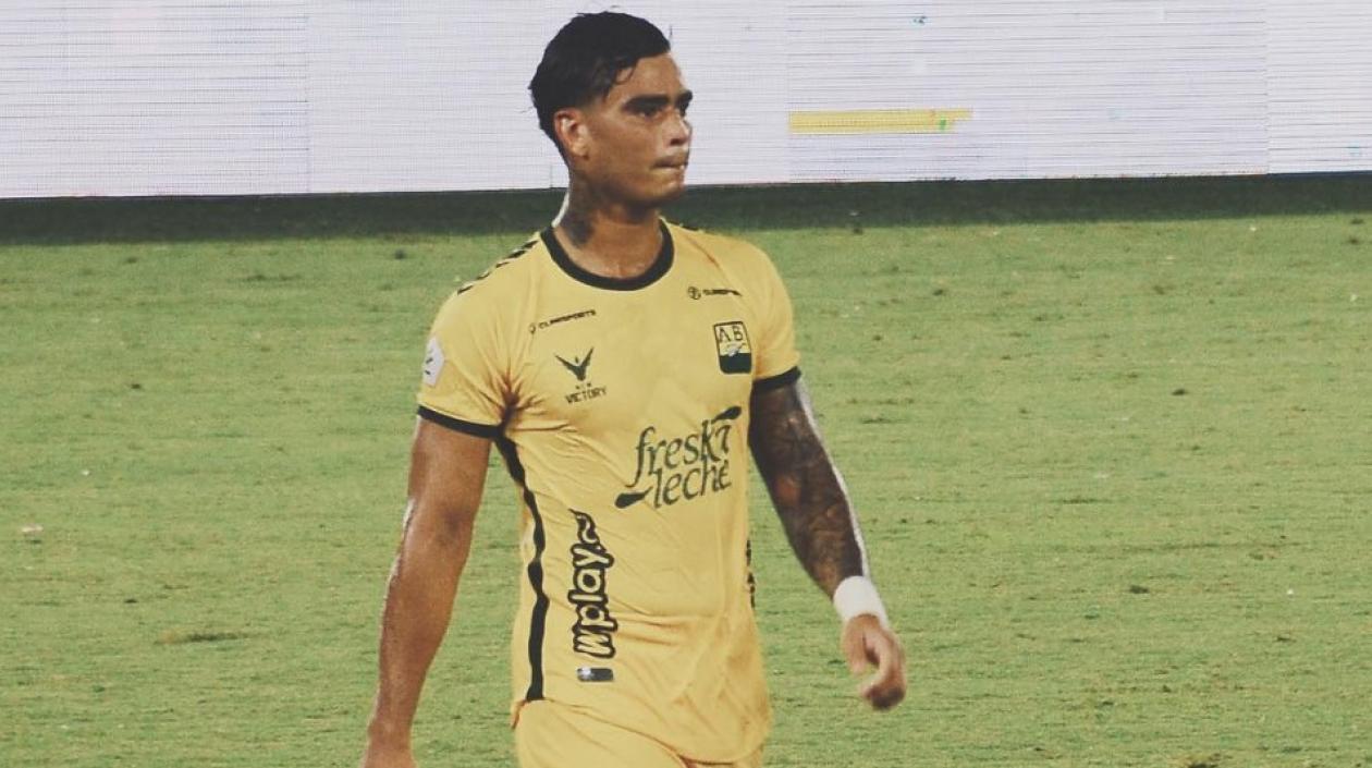 Jefferson Gómez, defensa barranquillero del atlético Bucaramanga. 