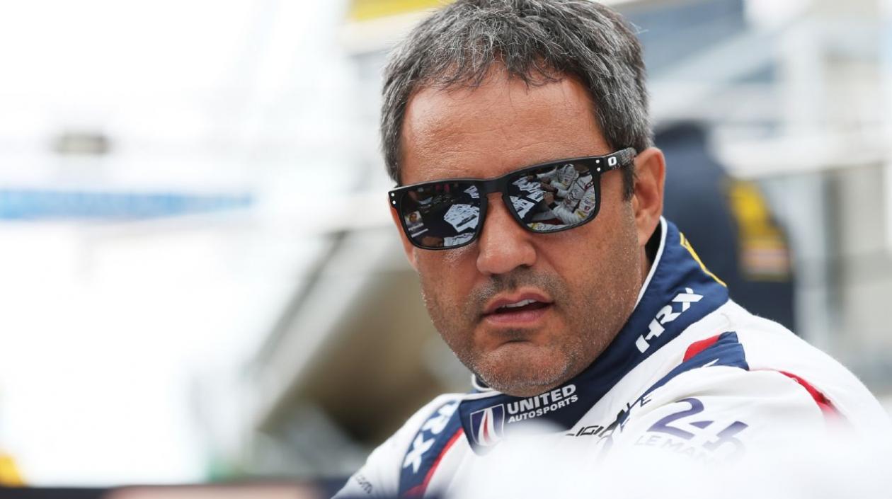 Juan Pablo Montoya, piloto colombiano. 
