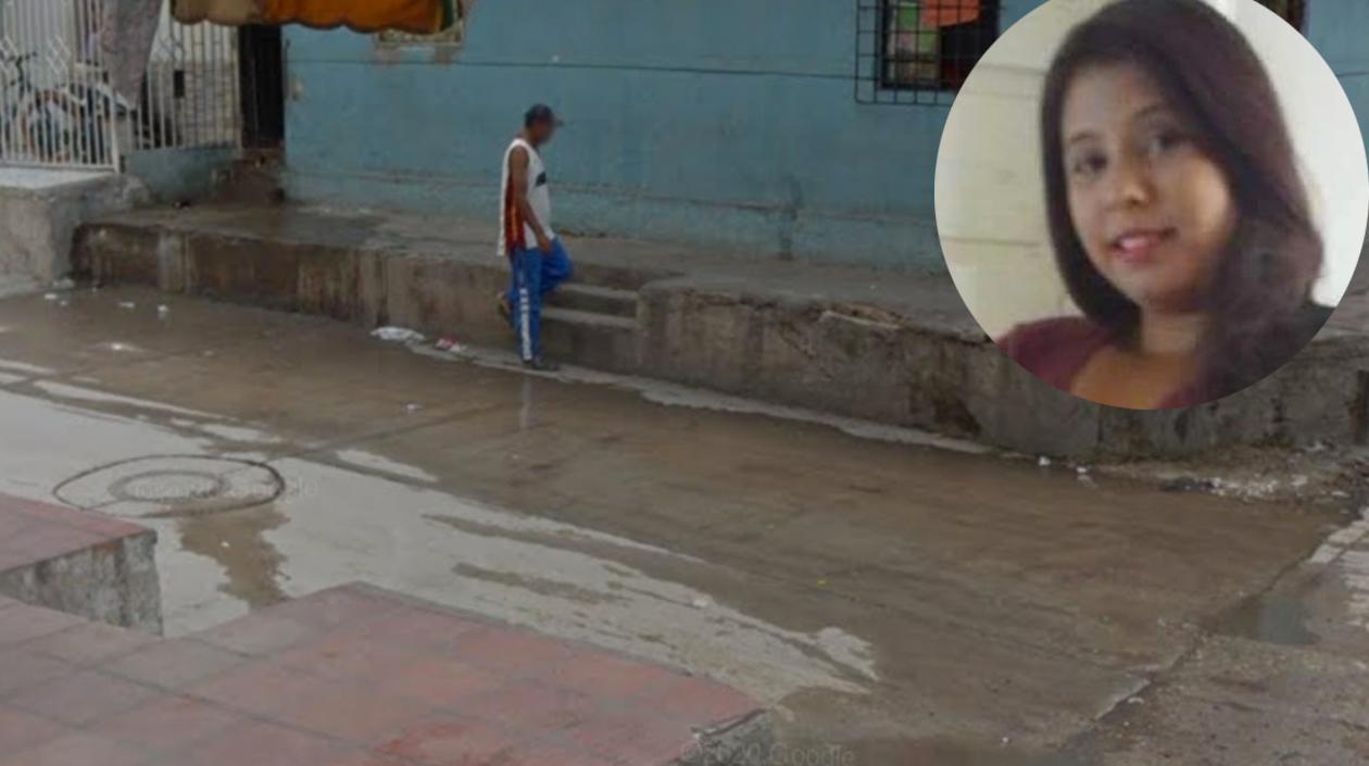 Lugar donde asesinaron a Katerine Andrea Rolon Duque