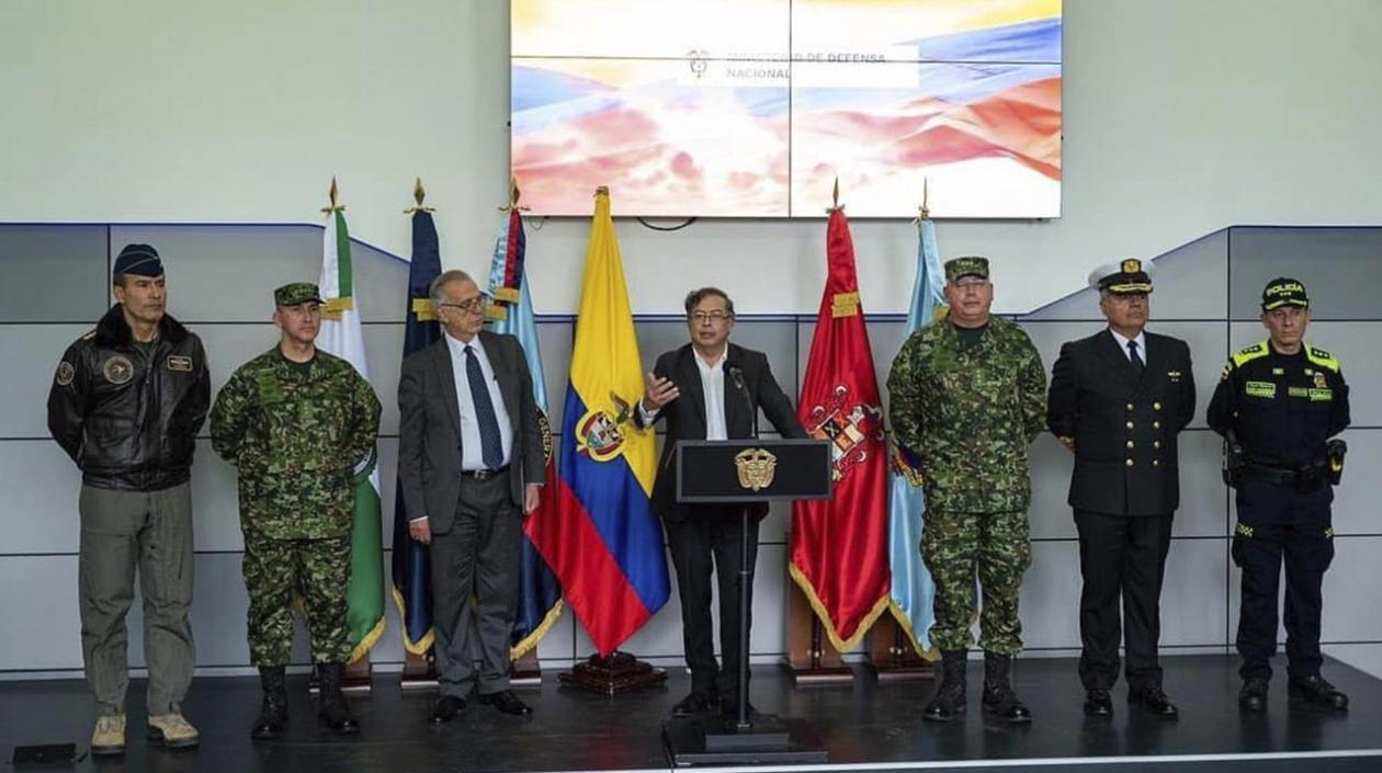 Cúpula militar y de Policía, escogida por gobierno de Gustavo Petro.