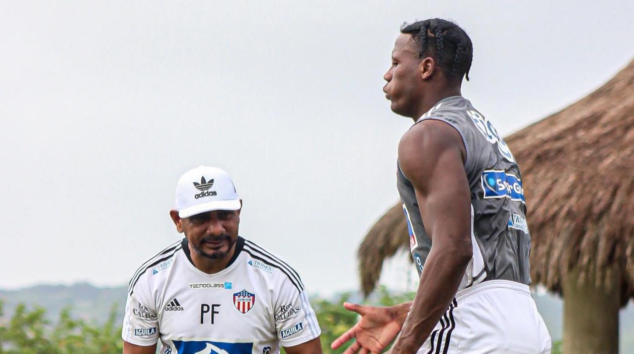 Danny Rosero, defensa de Junior. 