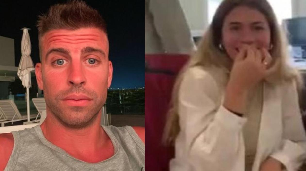 Gerard Piqué y Clara Chia Marti.