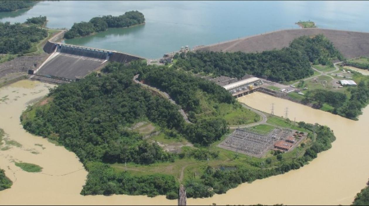 Hidroléctrica de Urrá en el Departamento de Córdoba.