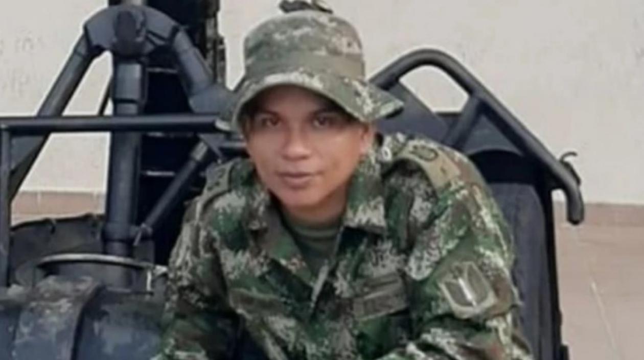 Sherman Santana González, soldado de Bolívar secuestrado.