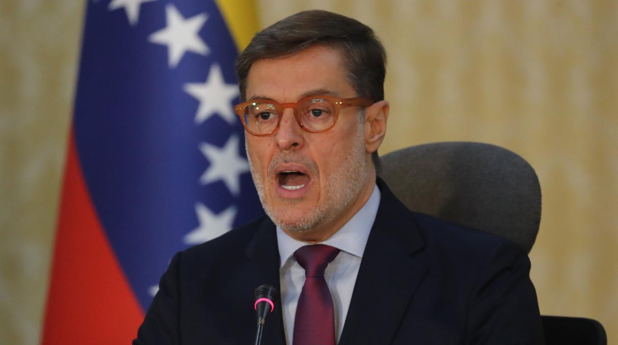 El ministro venezolano de Relaciones Exteriores, Félix Plasencia.