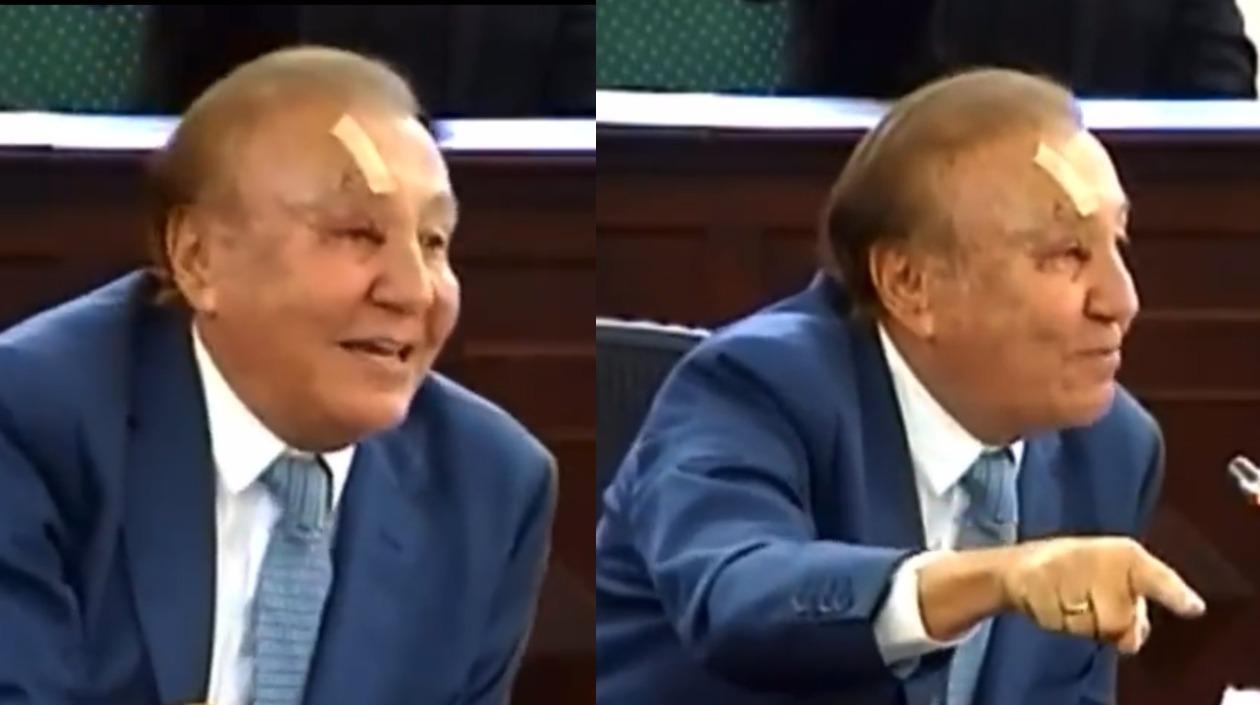 Senador Rodolfo Hernández con sus lesiones.