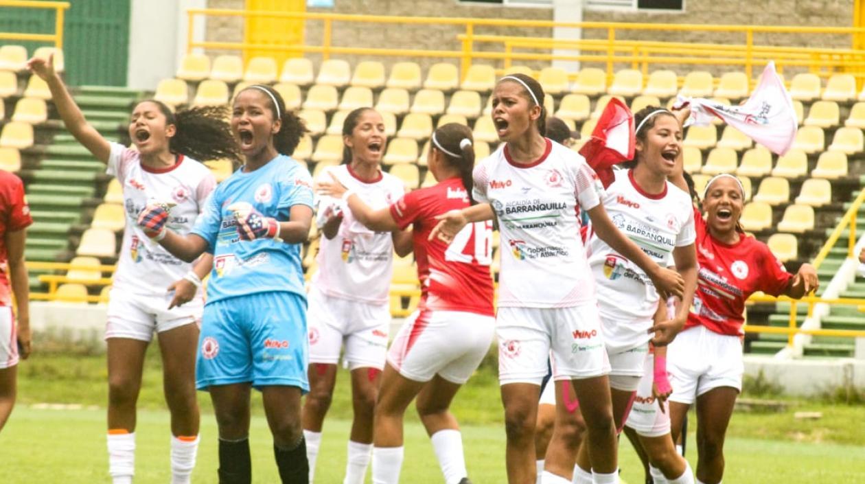 Jugadoras de la Selección Atlántico. 
