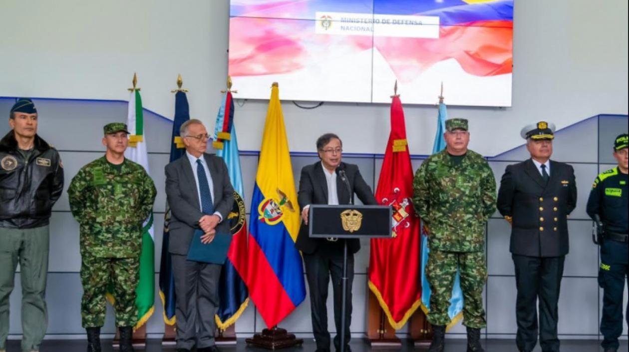 Cúpula militar gobierno de Gustavo Petro.
