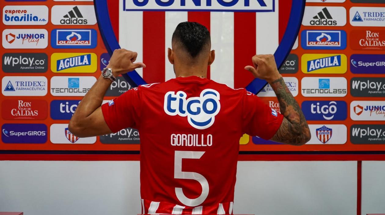 El volante Yeison Gordillo.