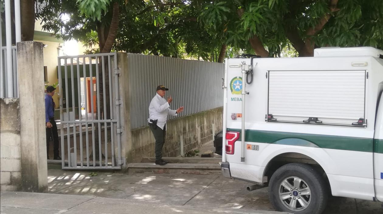 El cuerpo fue ingresado a la sede de Medicina Legal.