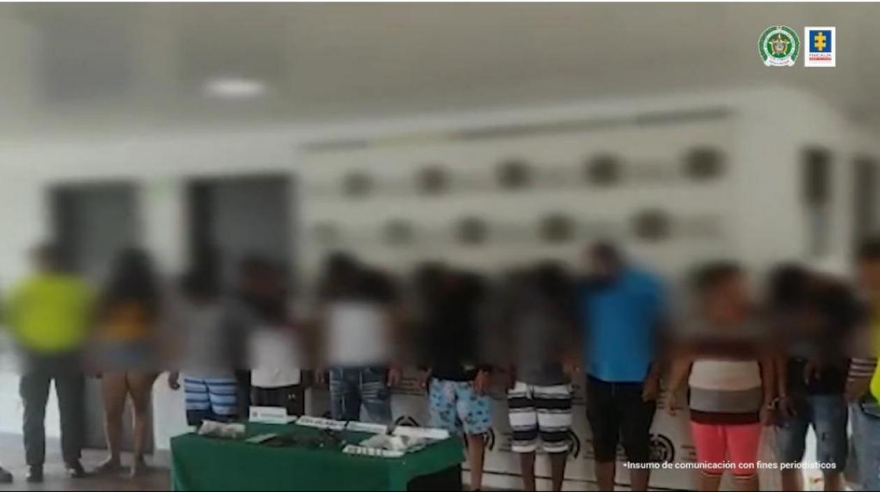 Capturados en redada.