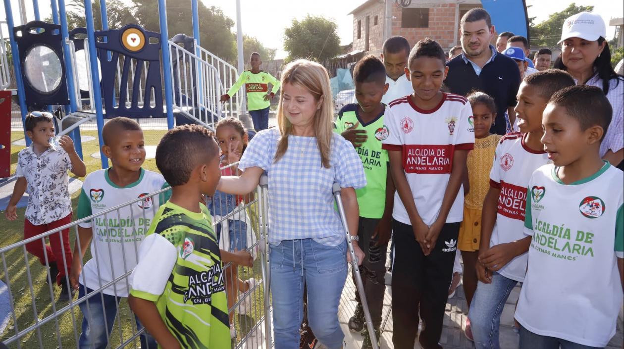 La gobernadora del Atlántico, Elsa Noguera.