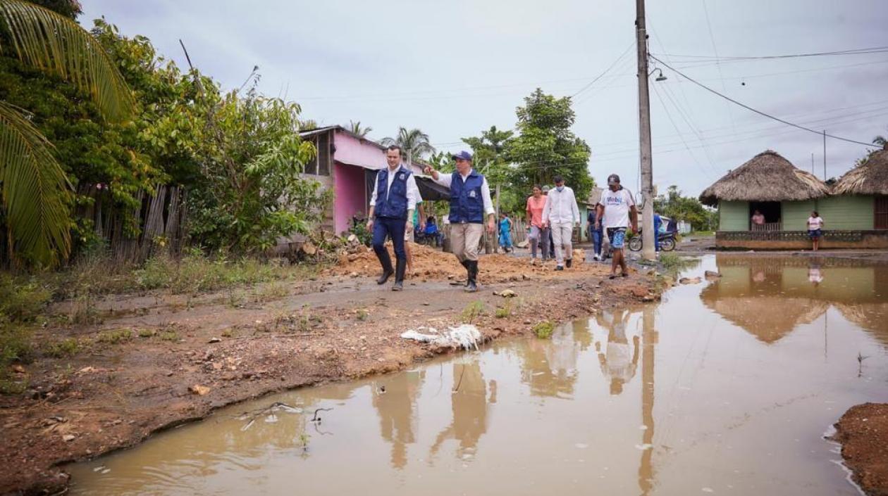 Zonas afectadas por el invierno.