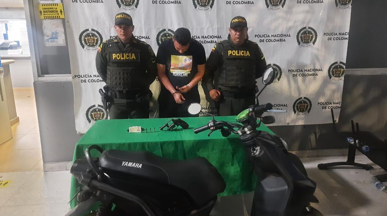 El capturado quedó a disposición de la Fiscalía.